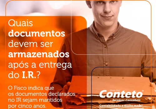 Não terminou: Contribuinte deve conservar os documentos utilizados para o Imposto de Renda.
