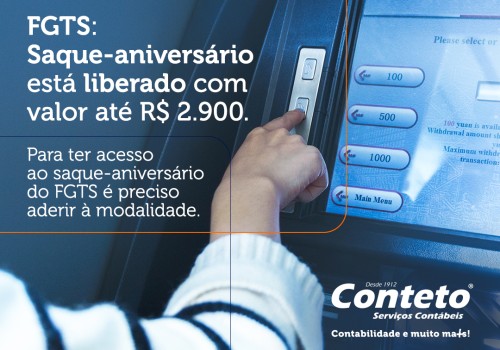FGTS: Saque-Aniversário está liberado para os nascidos em julho.