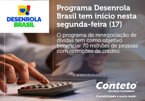 Desenrola Brasil e REFIS 2023 tem início nesta segunda, 17/7