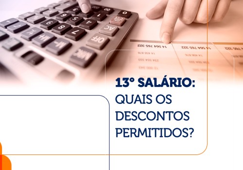 Quais descontos são permitidos no 13º salário?