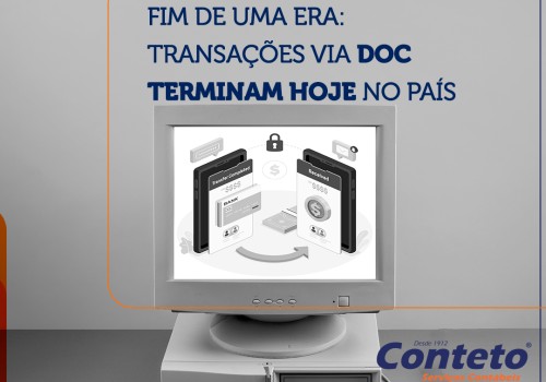 Encerra-se hoje, às 22h, o prazo para utilização do DOC em transferências bancárias.