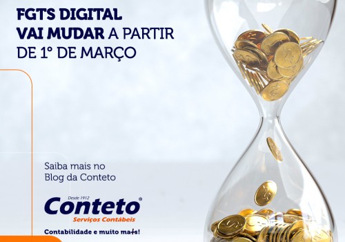 FGTS Digital vai mudar a partir de 1° de março.