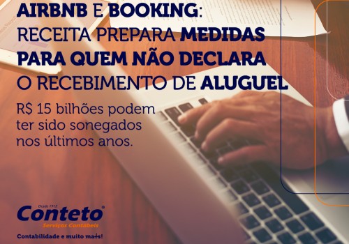Airbnb e Booking: Receita prepara medidas para quem não declara o recebimento de aluguel.