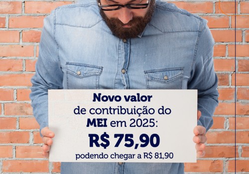Novo valor de contribuição do MEI em 2025: R$ 75,90