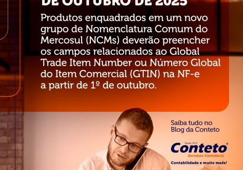 NF-e: Uso do GTIN será obrigatório a partir de outubro de 2025