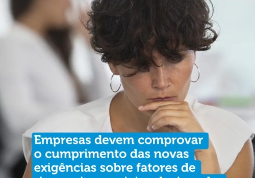 Novas regras da NR-1 começam a valer em 26 de maio de 2026