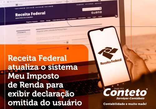 Receita Federal atualiza o sistema Meu Imposto de Renda para exibir declaração omitida
